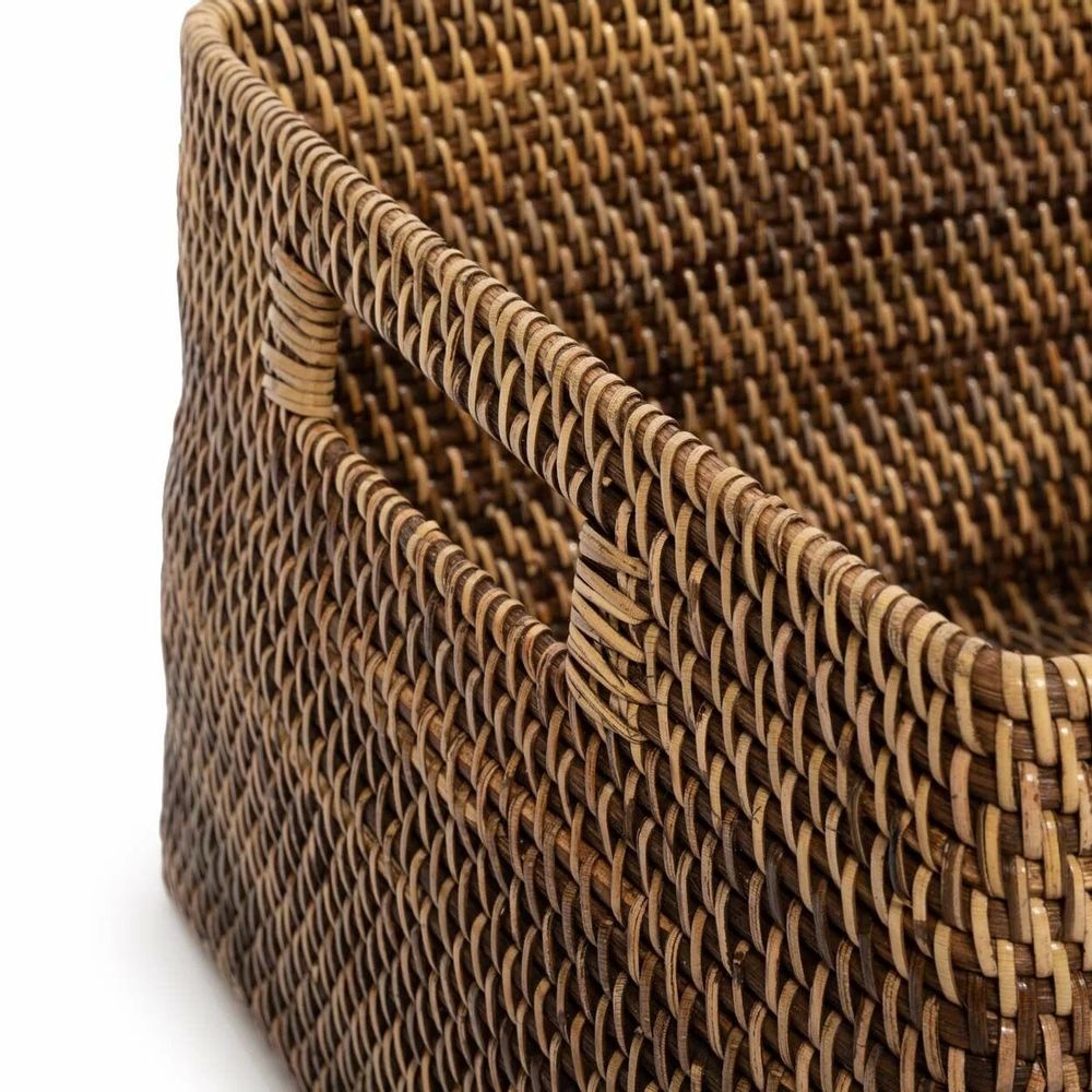 Paniers à linge - Le panier à revues Colonial - Marron naturel - XL - BAZAR BIZAR LIVING