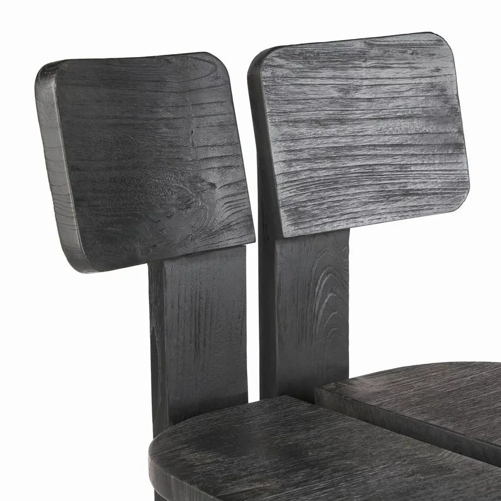Stools - The Sama Sama Barstool - Black - BAZAR BIZAR LIVING