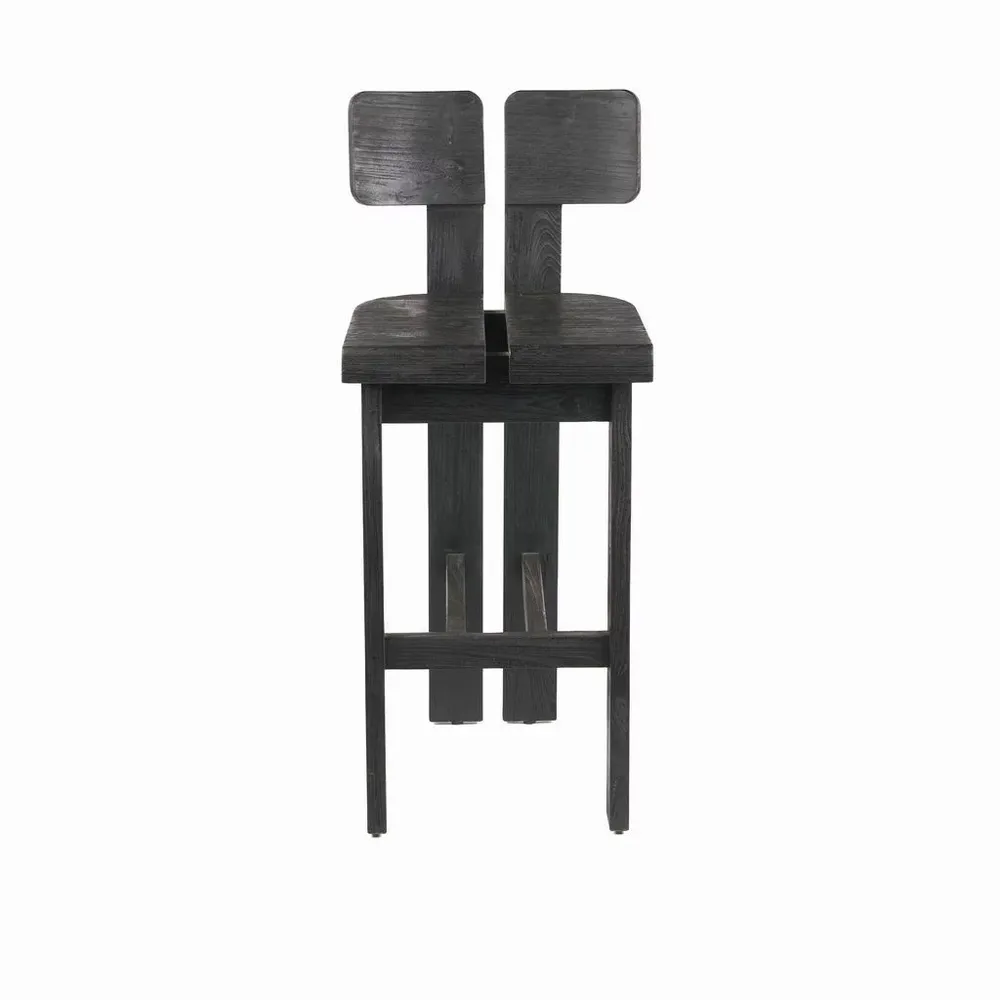 Stools - The Sama Sama Barstool - Black - BAZAR BIZAR LIVING