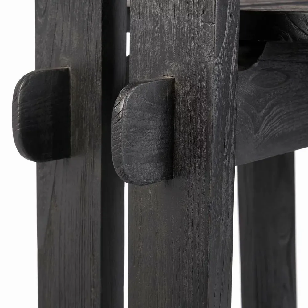 Stools - The Sama Sama Barstool - Black - BAZAR BIZAR LIVING