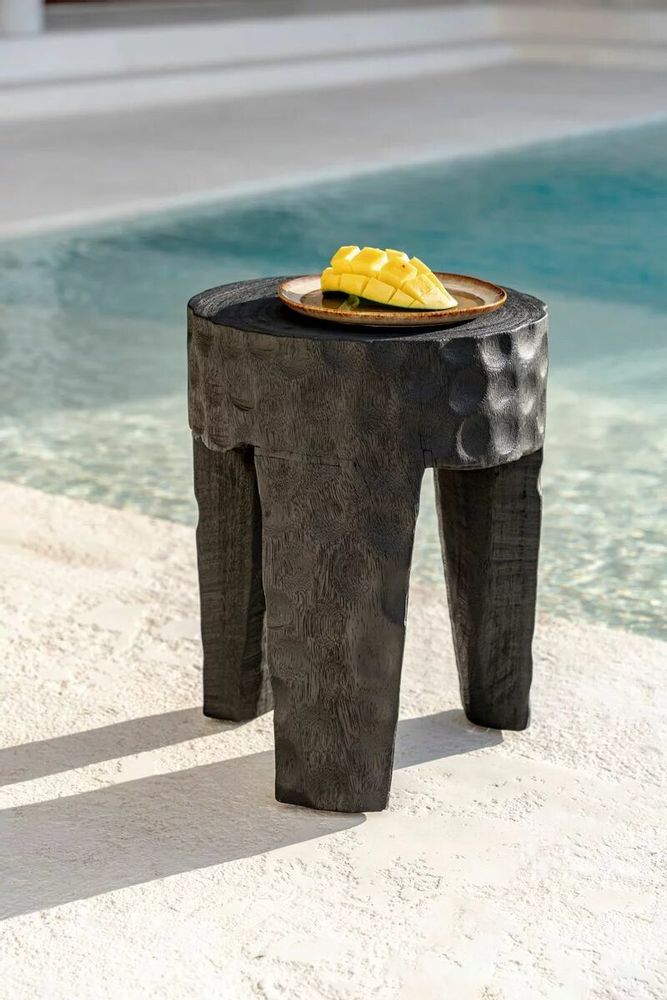 Stools - The Paramo Stool - Black - BAZAR BIZAR LIVING