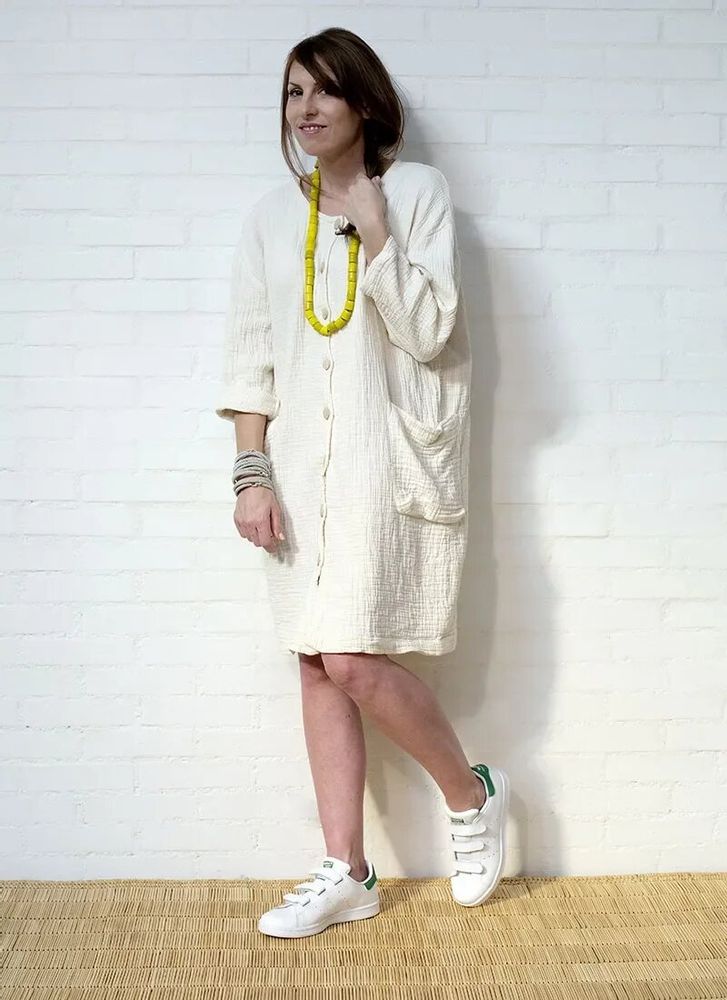 Apparel - Blouse coton écrufren - BAAN