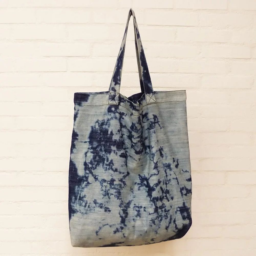 Sacs et cabas - Cabas Tie Dye denim - BAAN