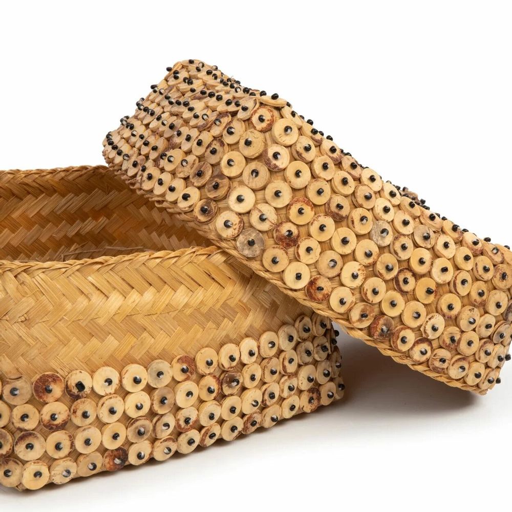Paniers à linge - Le panier en coque de noix de coco - Naturel - M - BAZAR BIZAR LIVING