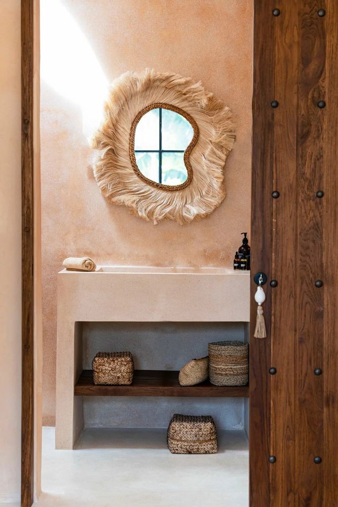 Paniers à linge - Le panier en coque de noix de coco - Naturel - M - BAZAR BIZAR LIVING