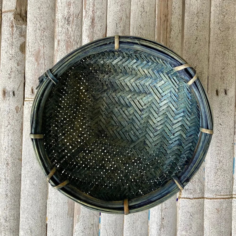 Objets de décoration - CORBEILLE ROTIN INDIGO - BAAN