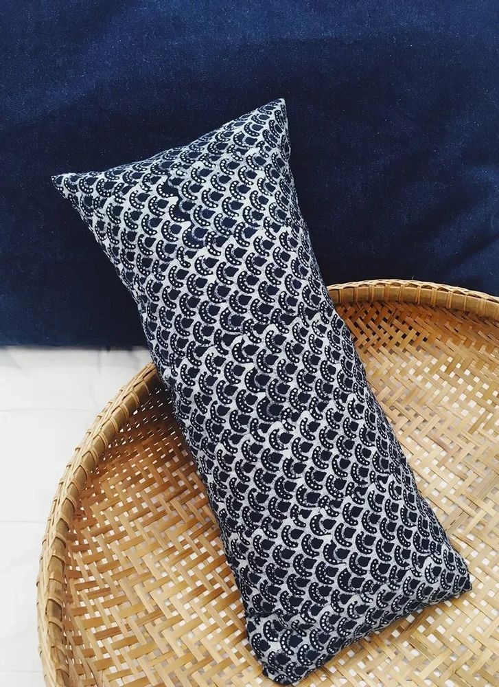 Fabric cushions - Coussin batik indigo N°3fren - BAAN