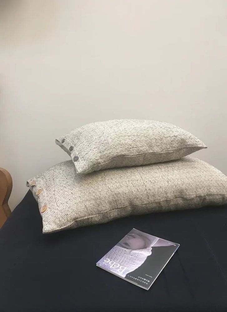 Fabric cushions - Coussin NOA - Boutons - 100x60cmfren - BAAN