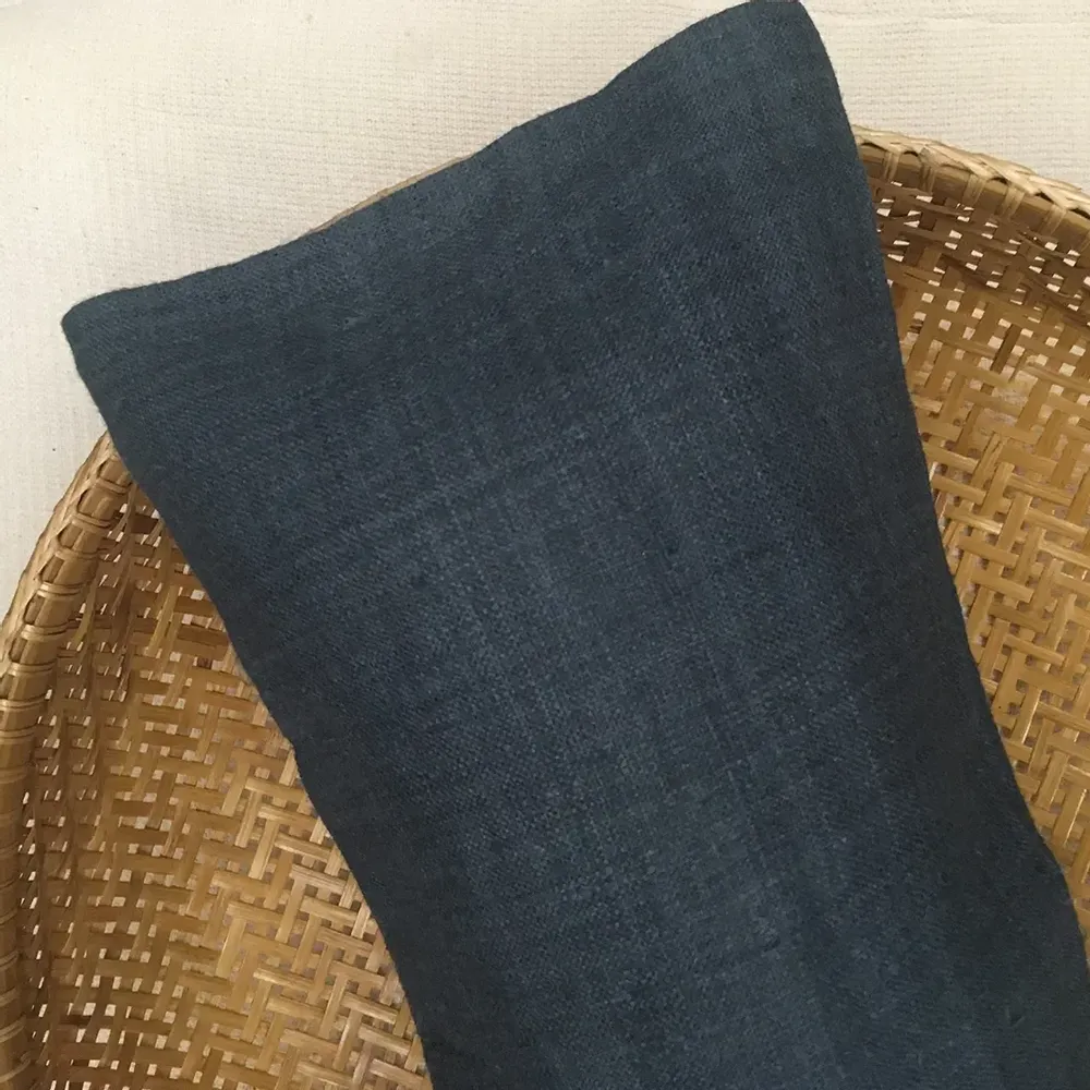 Coussins textile - Coussin en chanvre Ebène - BAAN