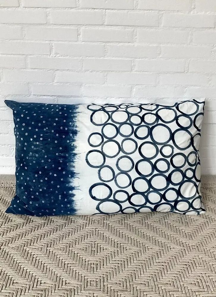 Fabric cushions - Coussins indigo - Série N°2 - N° 3fren - BAAN