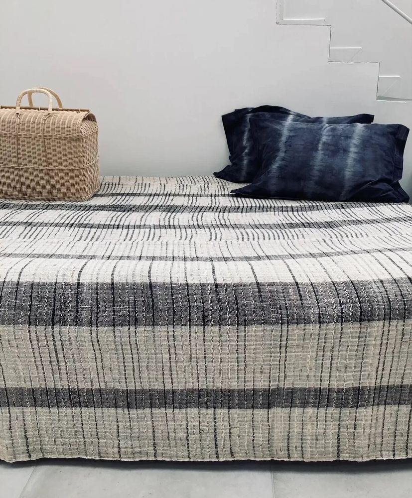 Fabric cushions - Couvre lit en coton N°3fren - BAAN