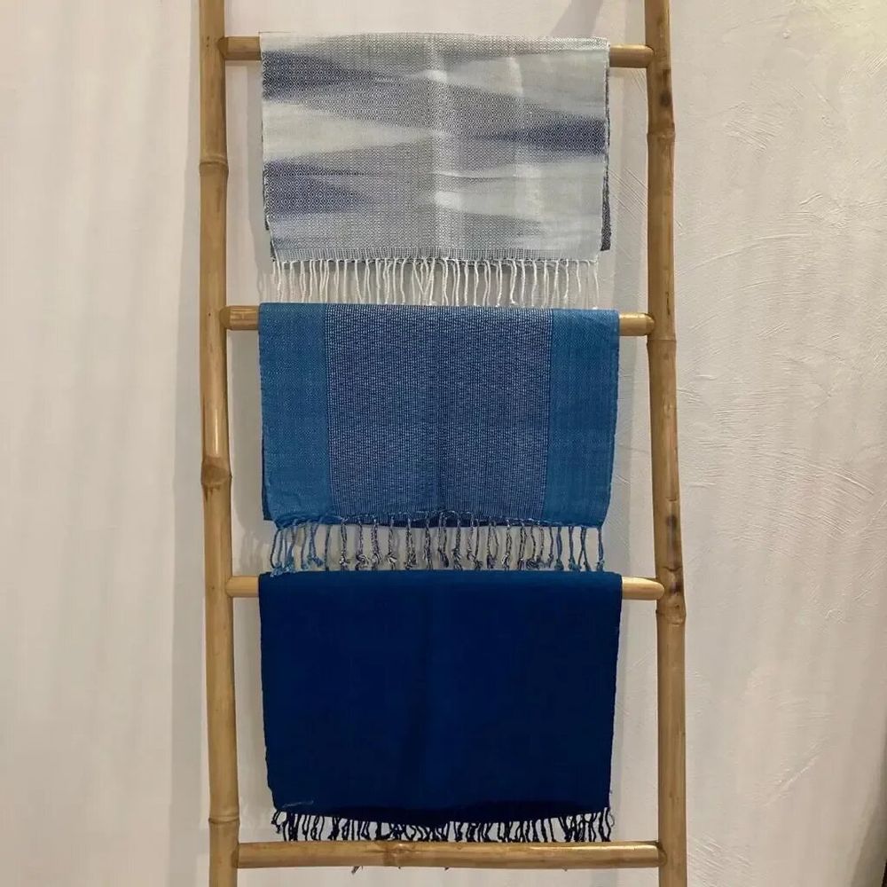 Foulards et écharpes - Echarpe indigo n°1 - BAAN