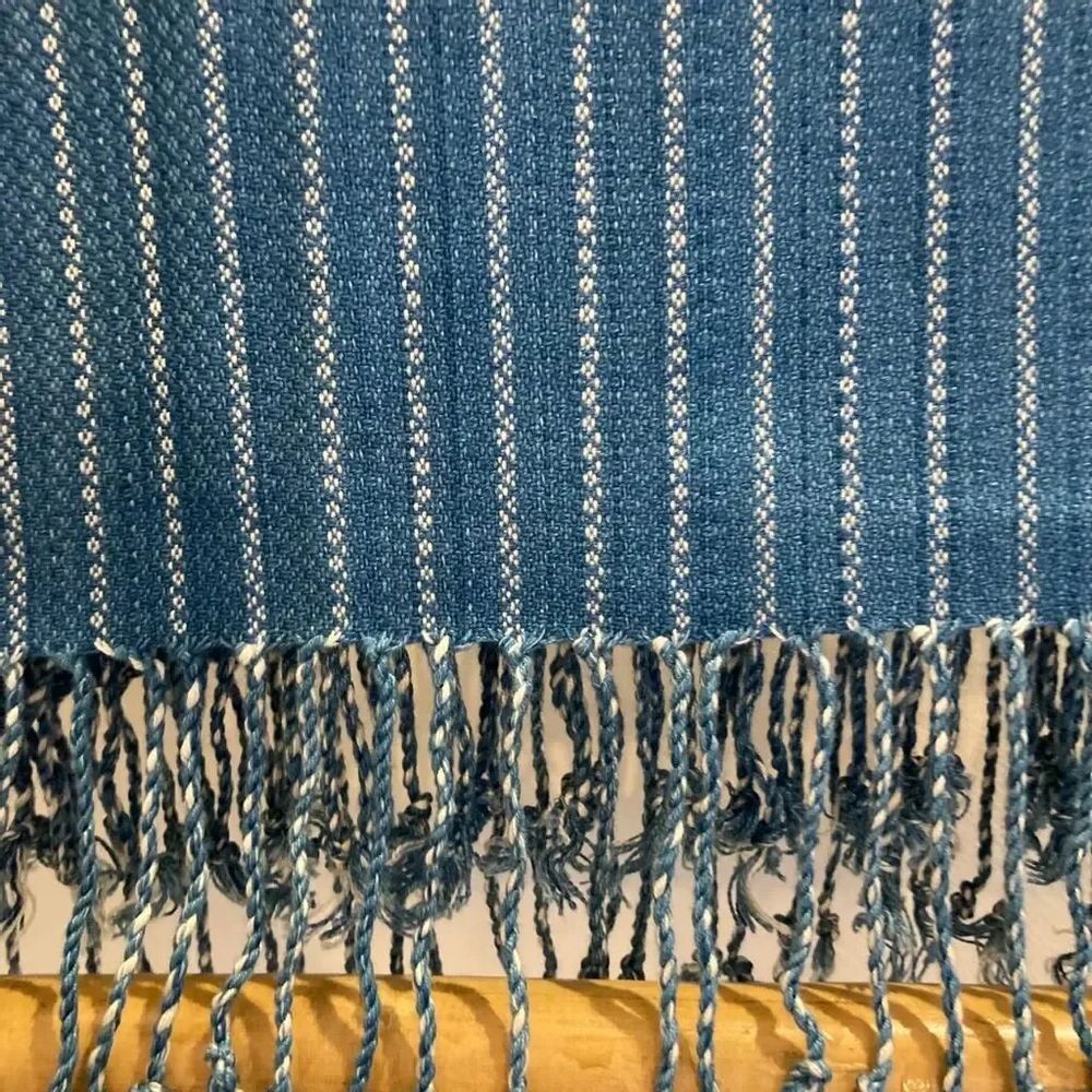 Foulards et écharpes - Echarpe indigo XL n°1 - BAAN