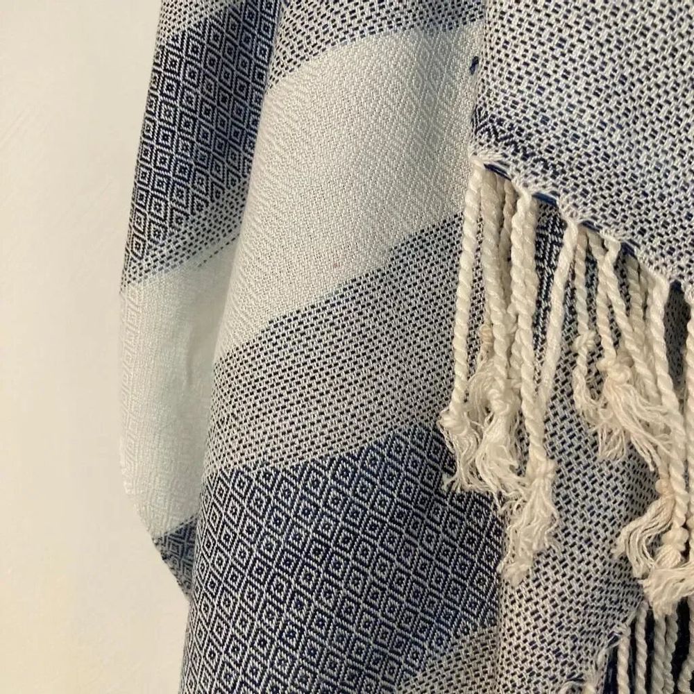 Foulards et écharpes - Echarpe indigo XL n°4 - BAAN