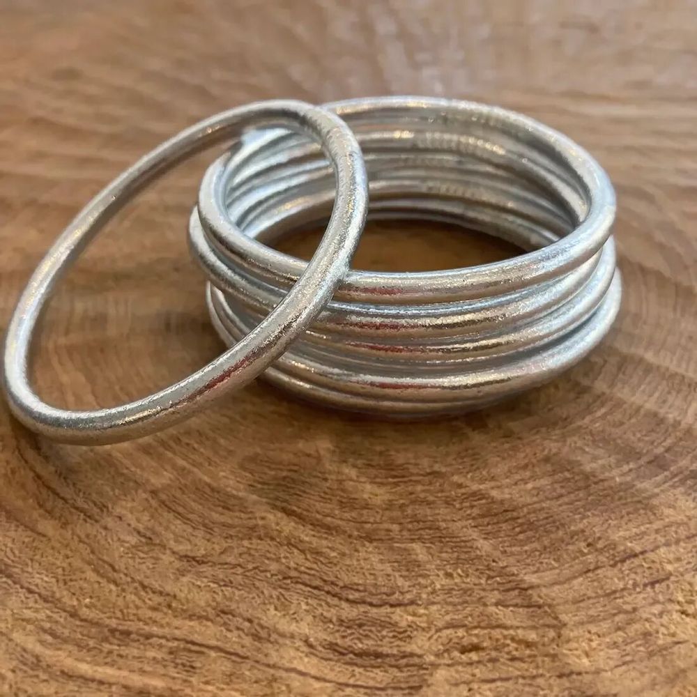 Jewelry - - Bracelet bouddhiste Argent - L, Brillantfren - BAAN
