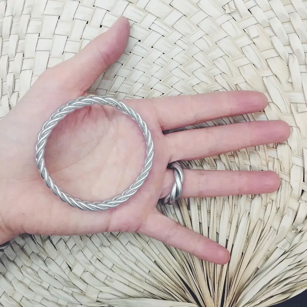 Jewelry - - Bracelet bouddhiste Braid fin Argent - Sfren - BAAN