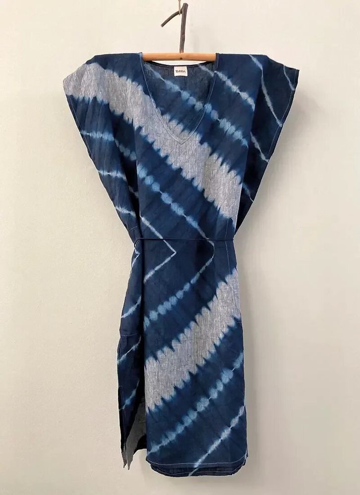 Apparel - Robe en lin tie dye - Bleufren - BAAN