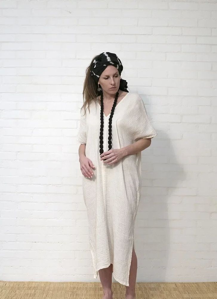 Prêt-à-porter - Robe double gaze coton - BAAN