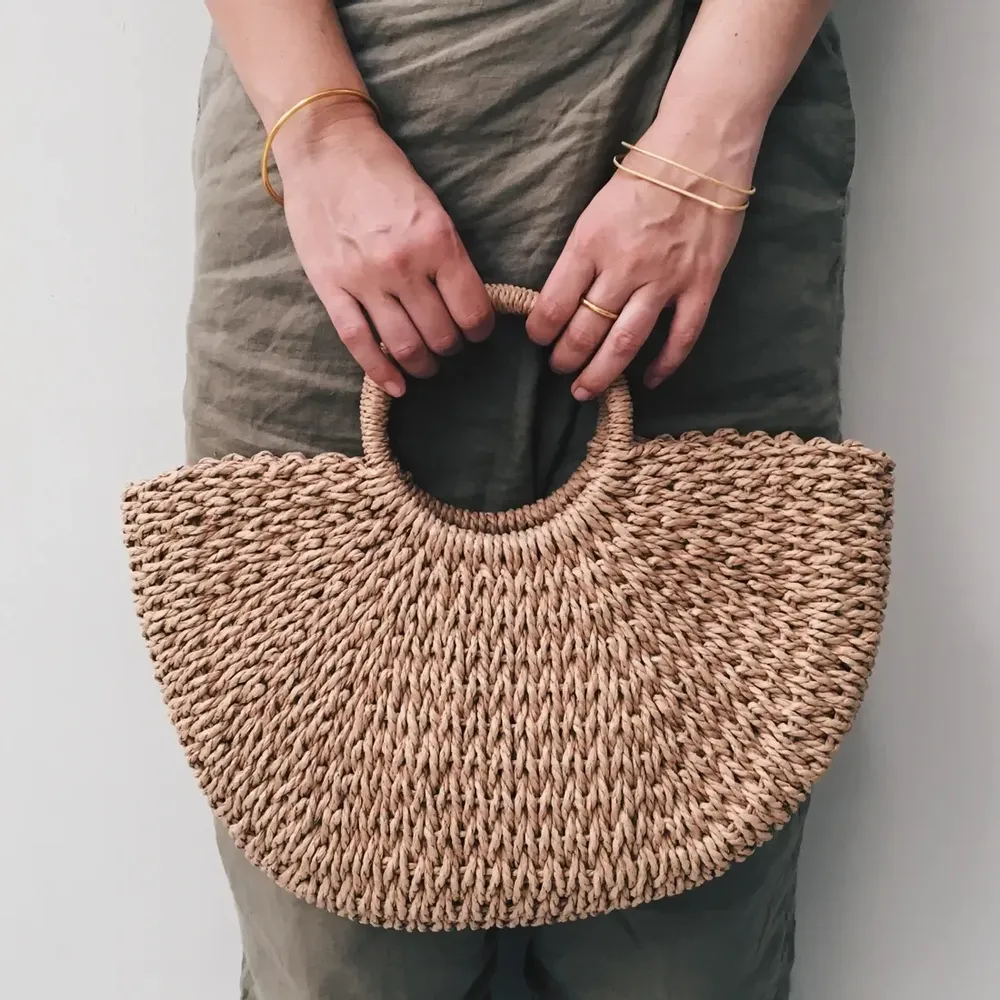 Bags and totes - Sac à main brun en bananierfren - BAAN