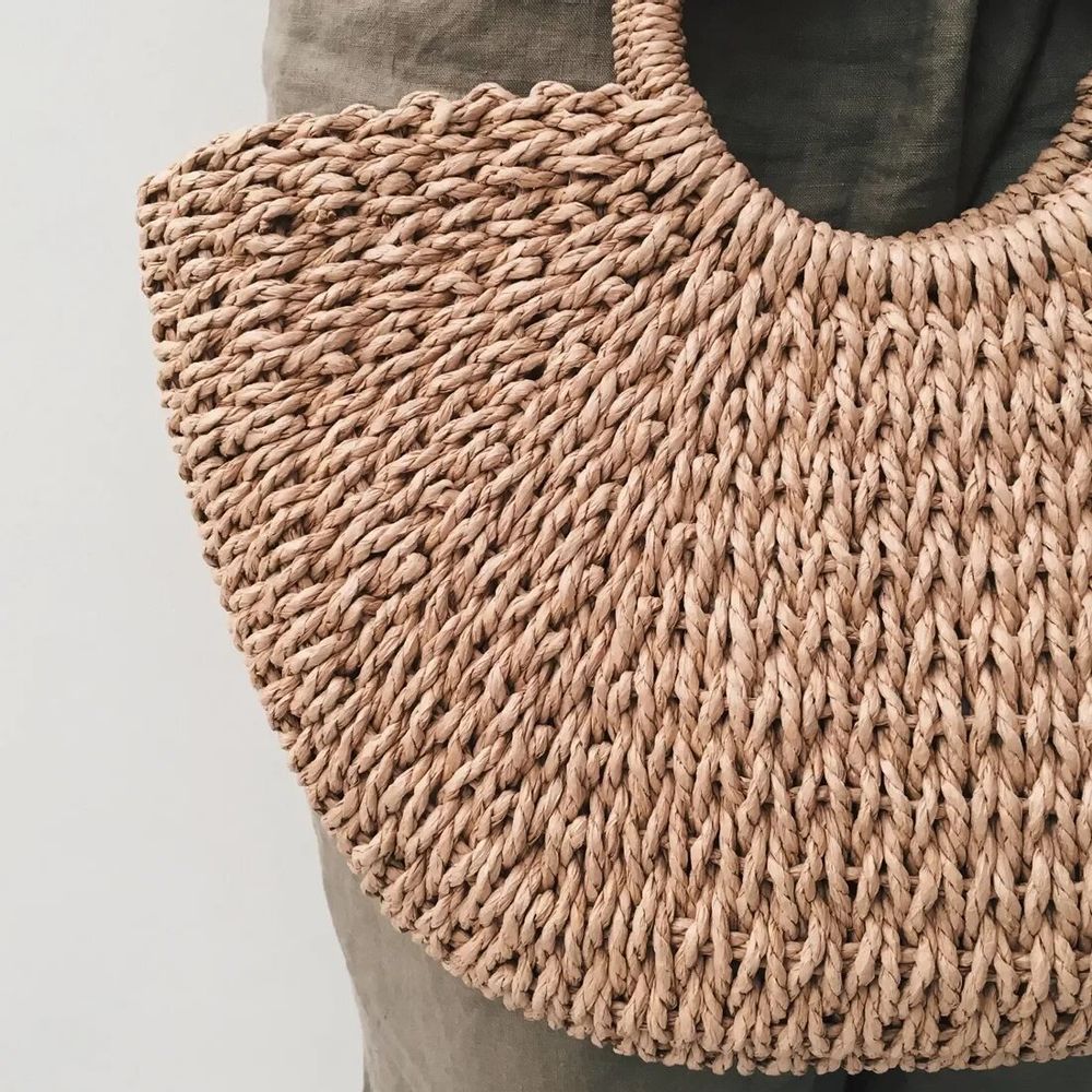 Bags and totes - Sac à main brun en bananierfren - BAAN