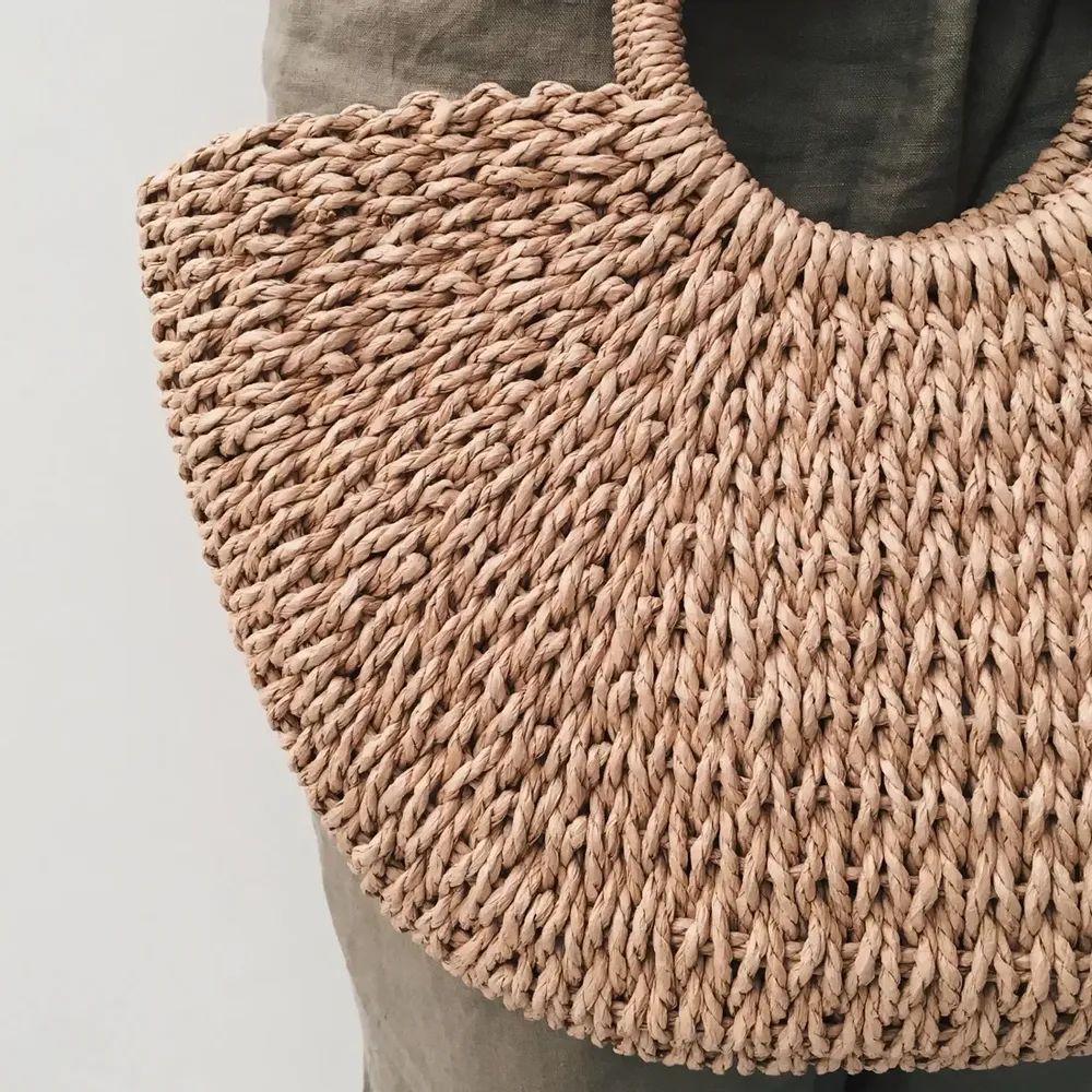 Bags and totes - Sac à main brun en bananierfren - BAAN
