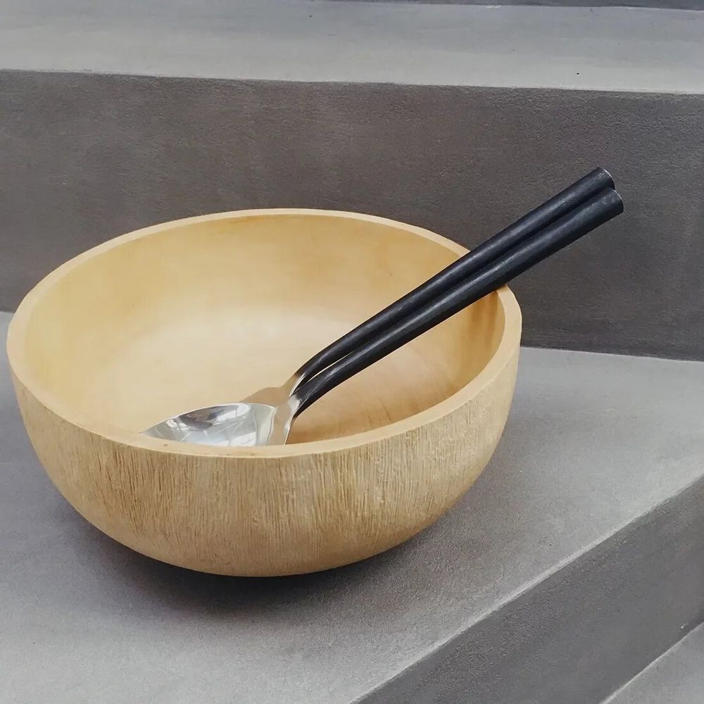 Ustensiles de cuisine - Saladier rond en manguier - BAAN