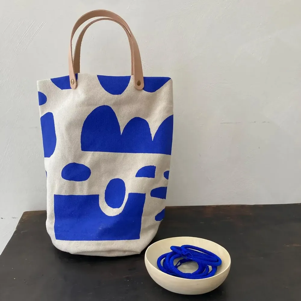 Bags and totes - Sac Tube peint Indigofren - BAAN