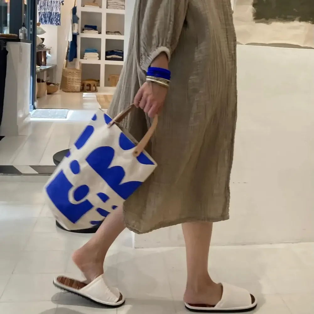 Bags and totes - Sac Tube peint Indigofren - BAAN