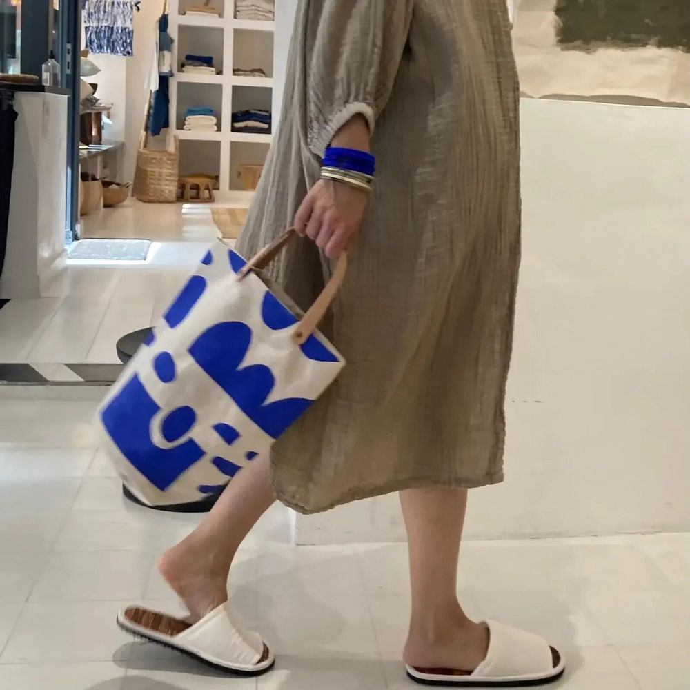 Sacs et cabas - Sac Tube peint Indigo - BAAN