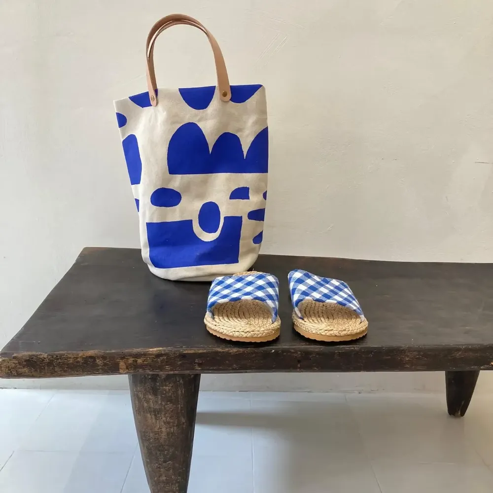Bags and totes - Sac Tube peint Indigofren - BAAN