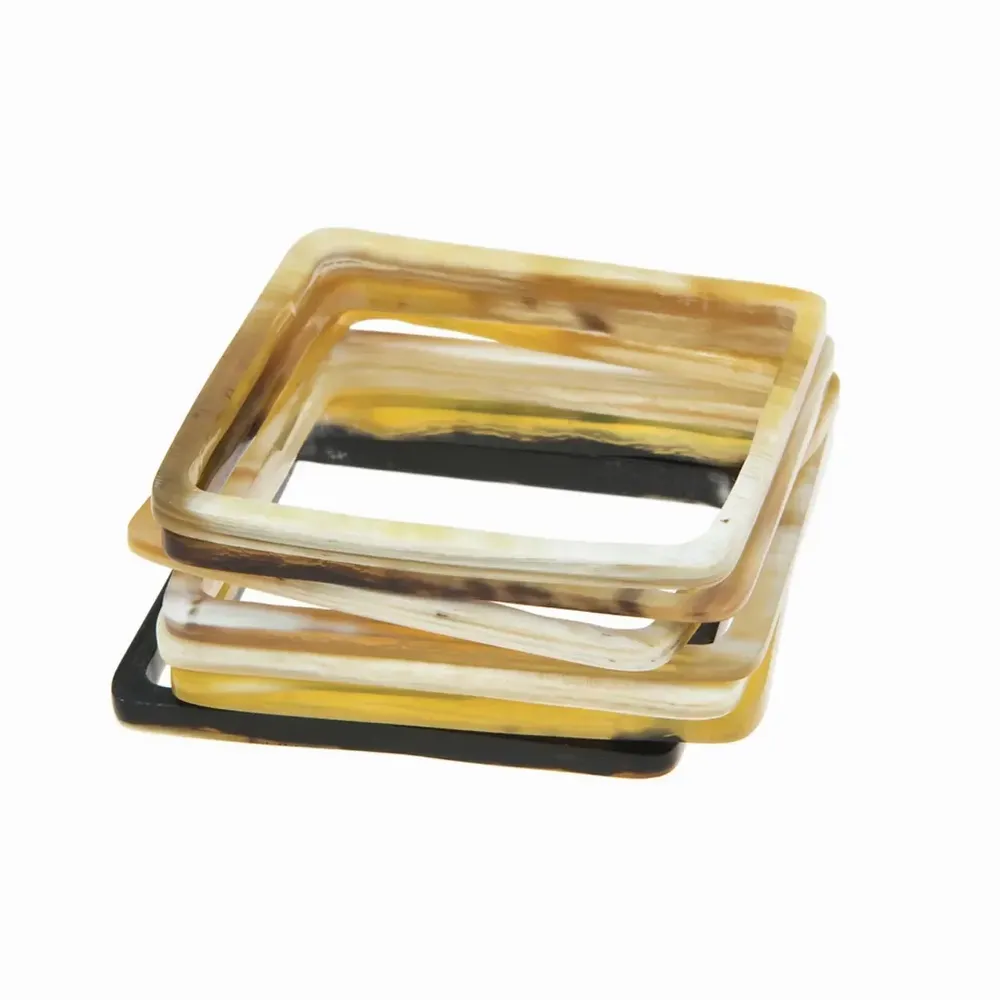 Jewelry - Semainier en corne - Carré Beigefren - BAAN