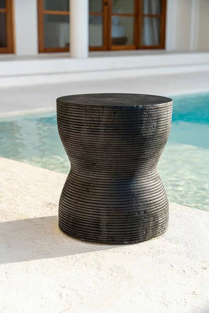 Tabourets - Le tabouret Kotoran - Noir - BAZAR BIZAR LIVING