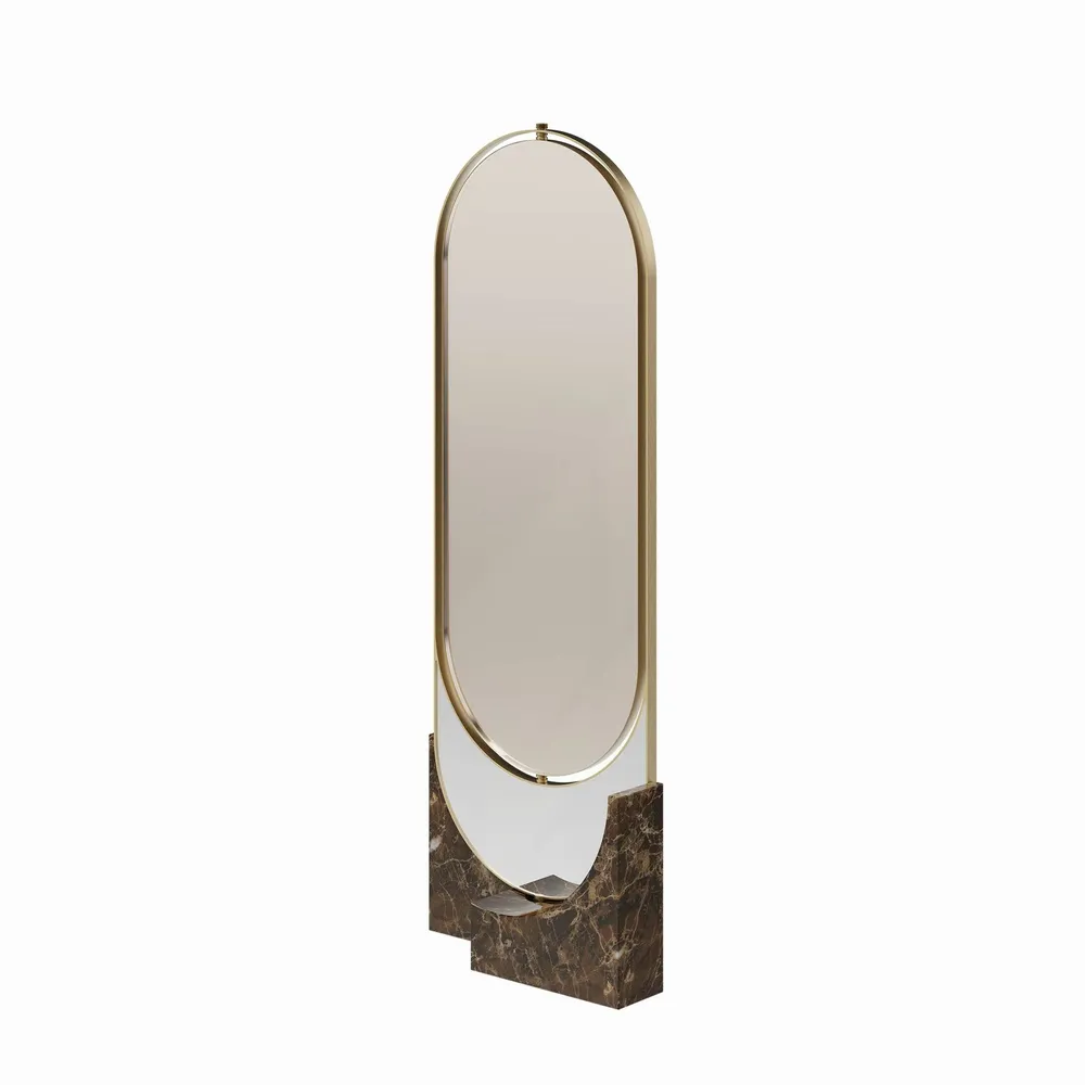 Mirrors - Hidden Floor Mirror - PORUS STUDIO