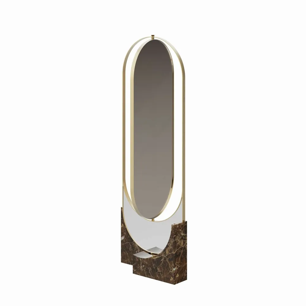 Mirrors - Hidden Floor Mirror - PORUS STUDIO