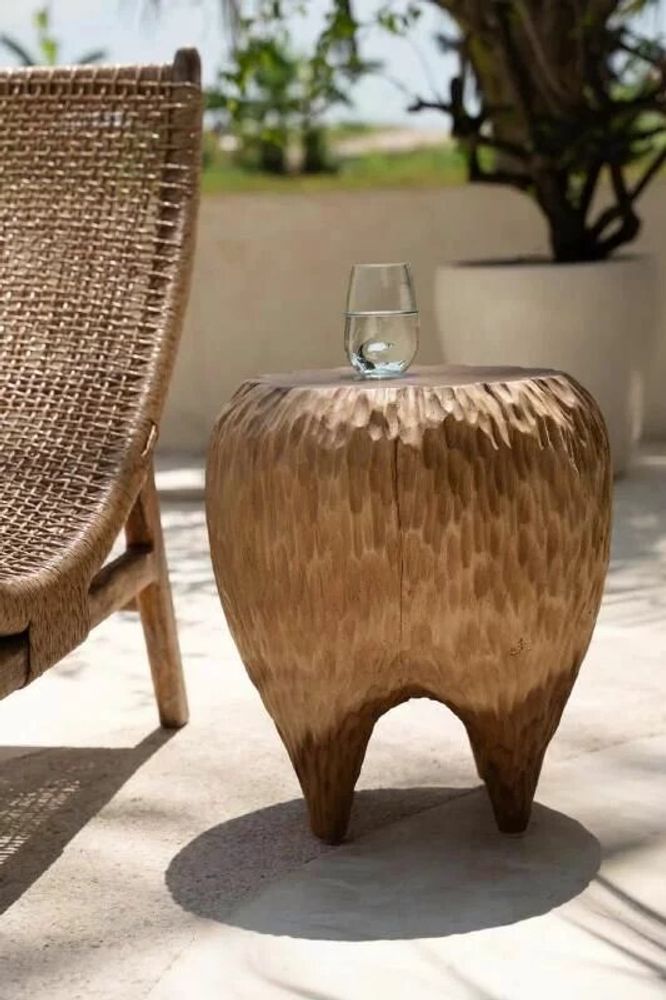 Tabourets - Tabouret Maldives - Naturel - BAZAR BIZAR LIVING