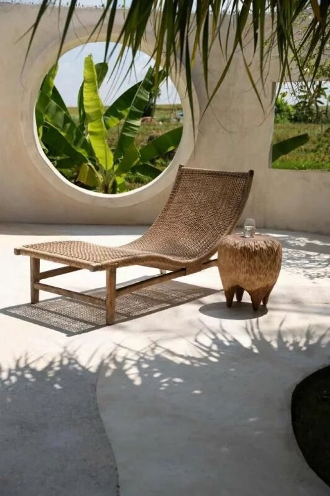 Tabourets - Tabouret Maldives - Naturel - BAZAR BIZAR LIVING