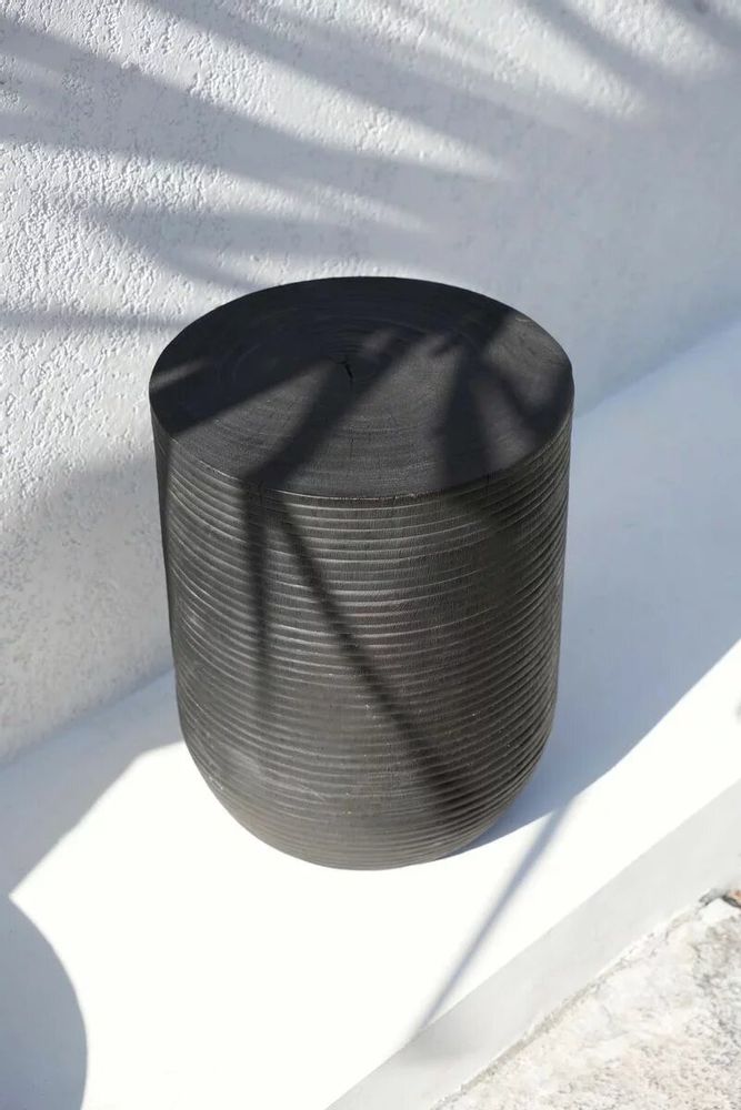 Tabourets - Le tabouret Buntuk - Noir - BAZAR BIZAR LIVING