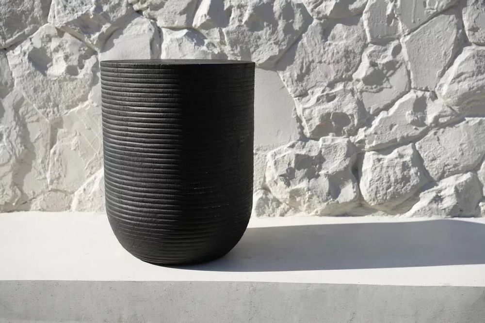 Tabourets - Le tabouret Buntuk - Noir - BAZAR BIZAR LIVING