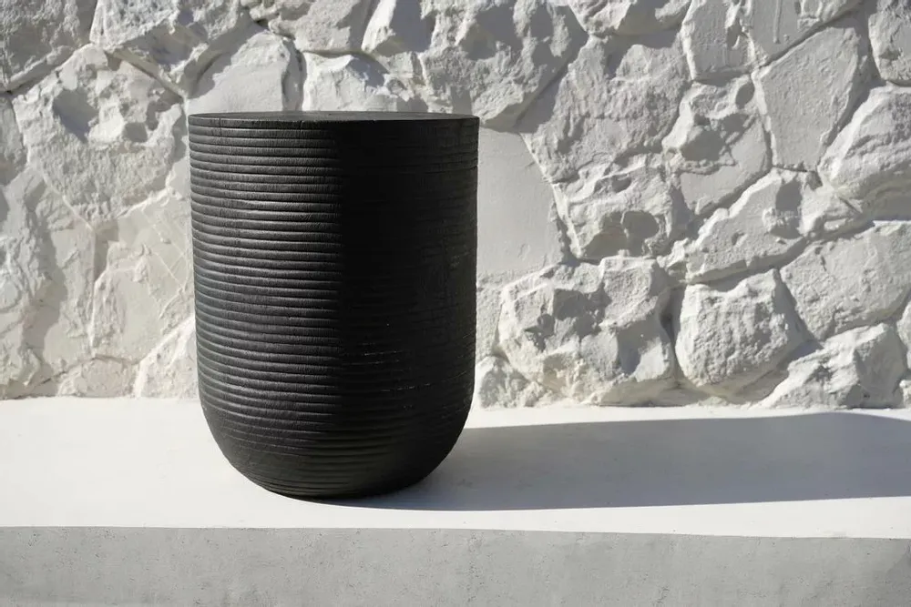 Tabourets - Le tabouret Buntuk - Noir - BAZAR BIZAR LIVING
