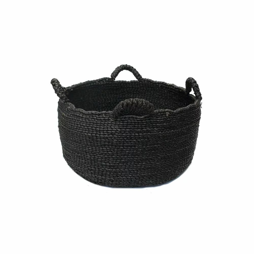 Laundry baskets - Les Quatre Mains Baskets - Black - S - BAZAR BIZAR LIVING