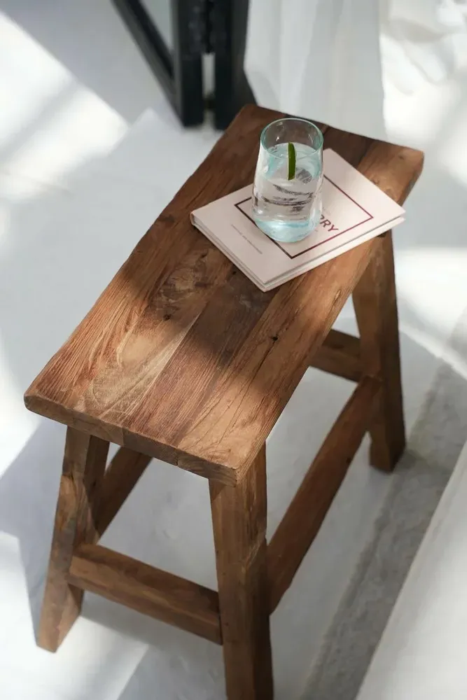 Tabourets - Tabouret rustique The Fab - Naturel - BAZAR BIZAR LIVING