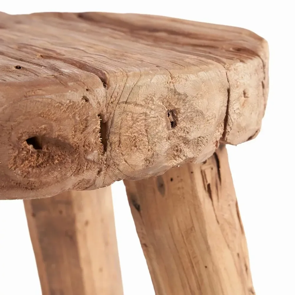 Other tables - The Marabunta Rustic Side Table - Natural - BAZAR BIZAR LIVING