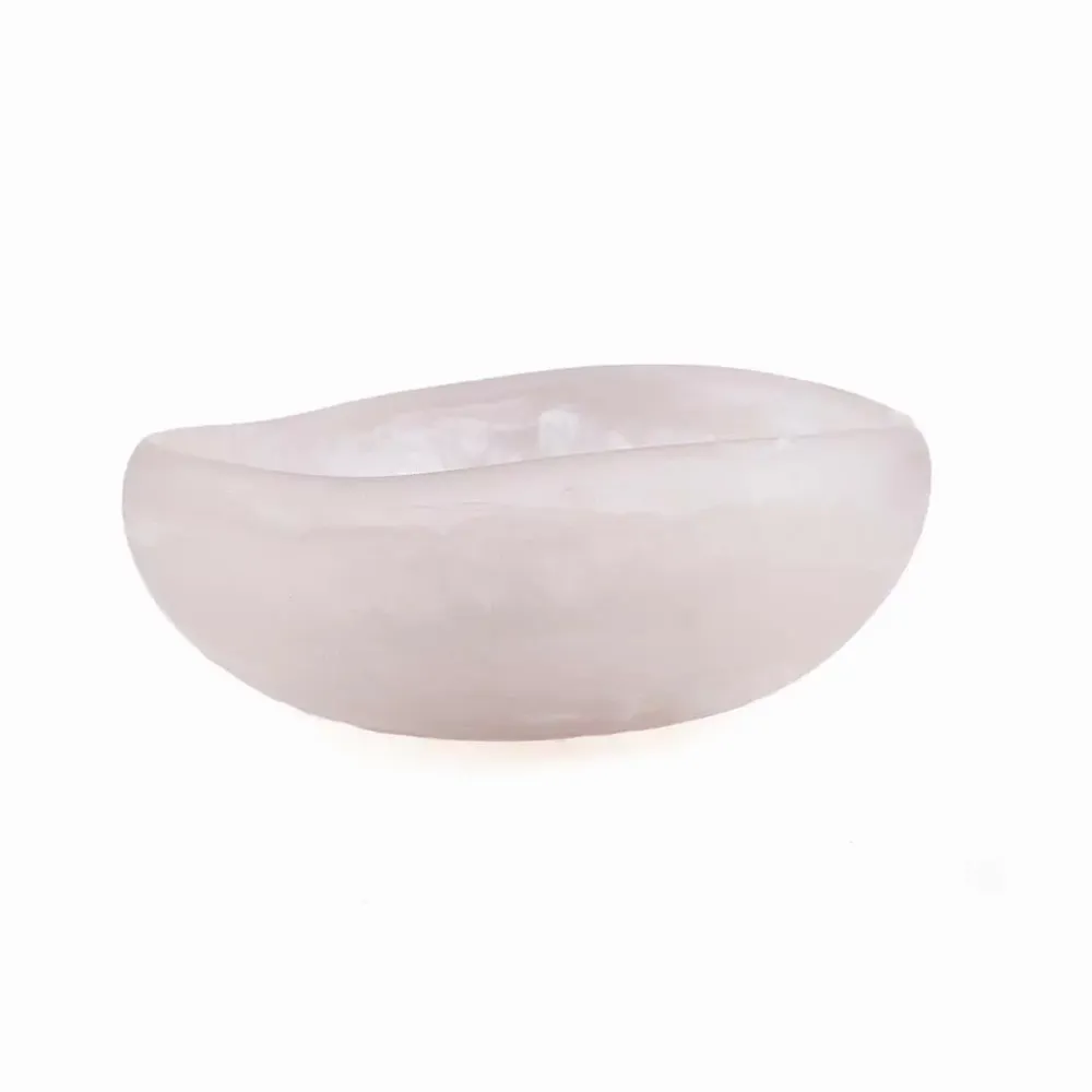 Bowls - The Resin Organic Bowl - Pink White - L - BAZAR BIZAR LIVING