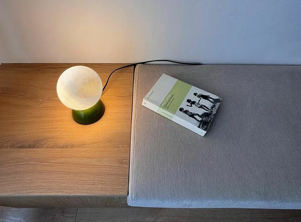 Lampes de table - ABISAL lampe à poser avec base en céramique ou émaillé en couleurs - LUXCAMBRA