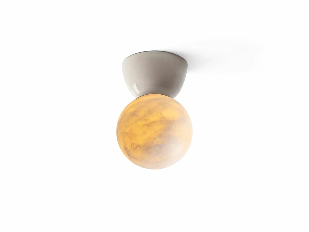 Plafonniers - ABISAL plafonnier avec base en céramique ou émaillée de couleurs - LUXCAMBRA