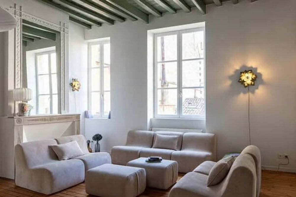Petits canapés - Chauffeuse modulable POP (beige) - MAISON JEUDI