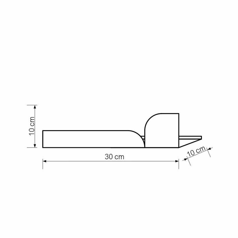 Shelves - Wall shelf, grey BAUHAUS - NAMUOS