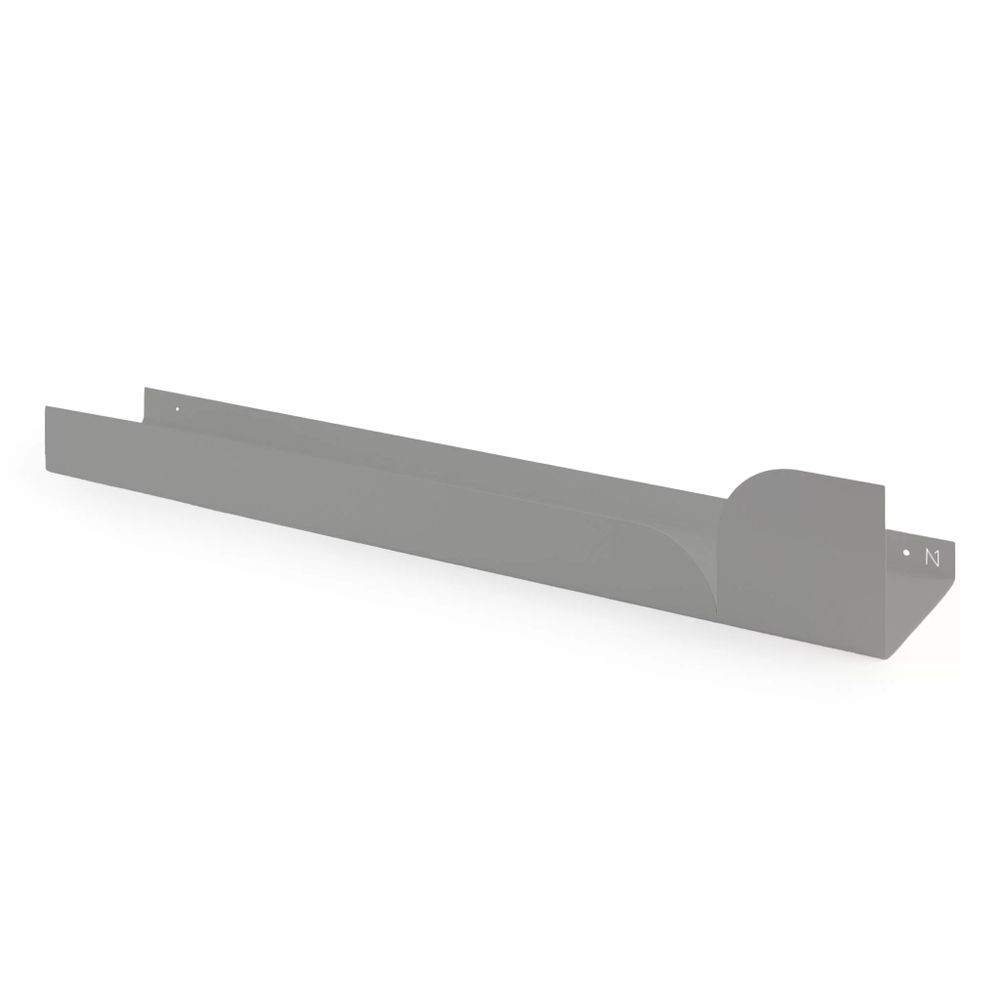 Etagères - Étagère murale longue, gris BAUHAUS - NAMUOS