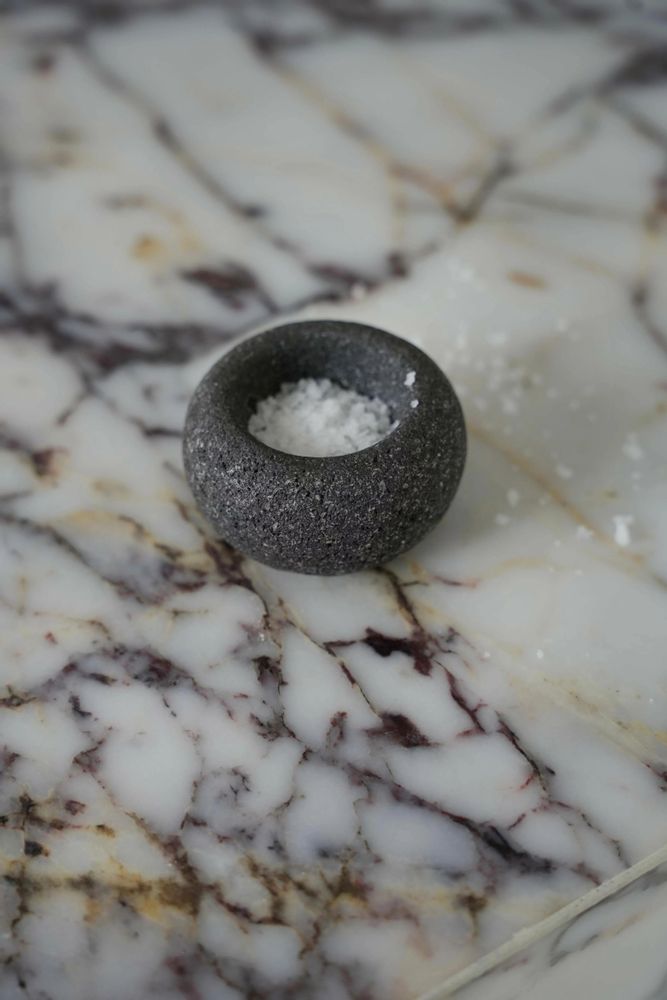 Bowls - The Lava Stone Bowl - Black - XS - BAZAR BIZAR LIVING