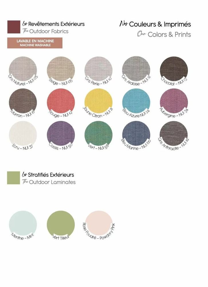 Dining Tables - Sun outdoor retro garden tables - 65cm/120cm/ 160cm - LES GAMBETTES